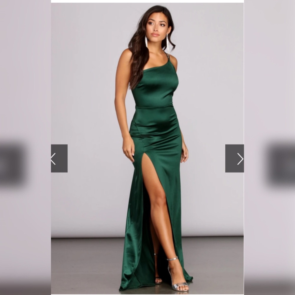 RHIANNON SATIN DRESS